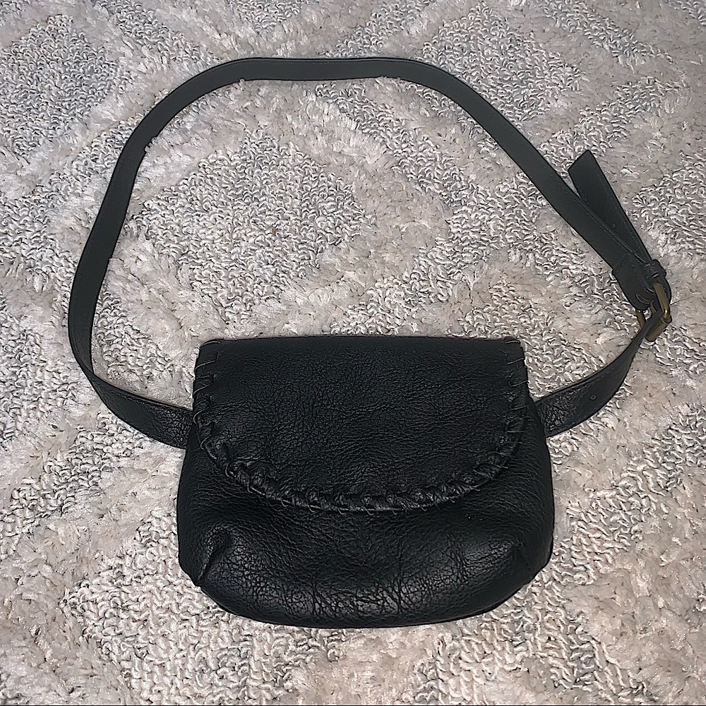 BP “Brass Plum” Belted Waist Pouch